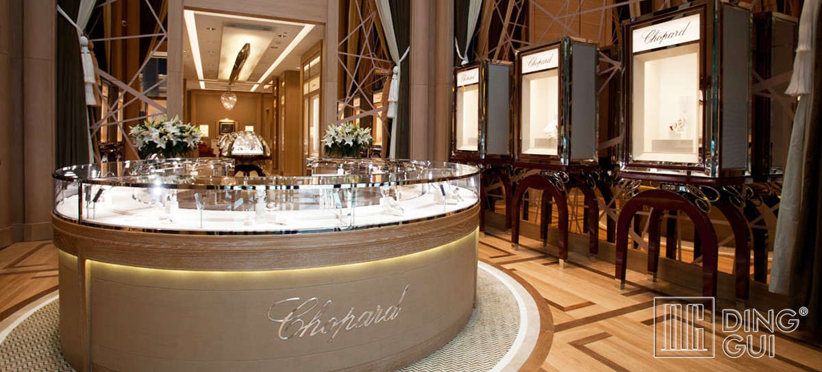 Luxury brand watch display cabinet