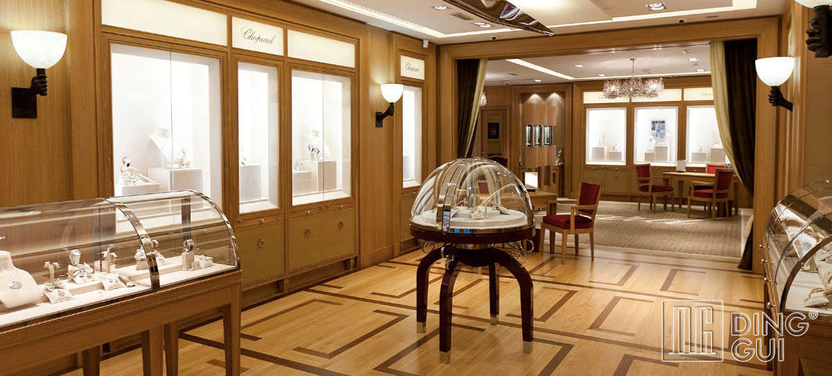 Luxury brand watch display cabinet