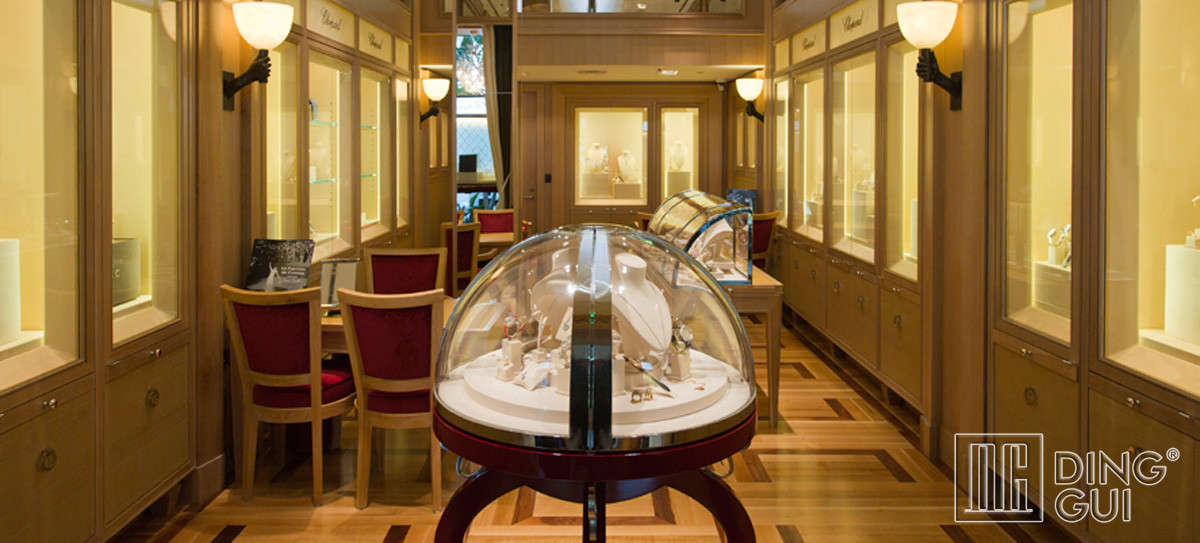 Luxury brand watch display cabinet